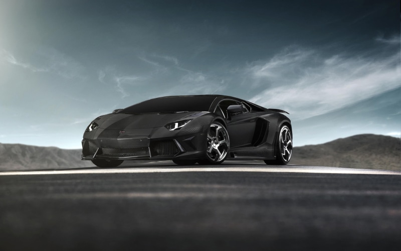 sky, retro styled, mountain, outdoors, motor vehicle, no people, Lamborghini, car, transportation, mode of transportation, travel, cloud - sky, day, Lamborghini Aventador