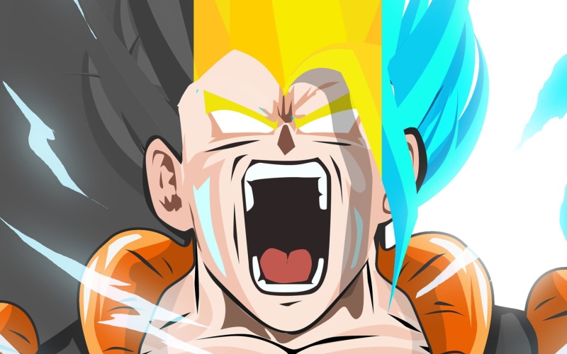 Vegito (Dragon Ball), 1080P, Super Saiyan 2, Dragon Ball, Super Saiyan Blue, Dragon Ball Super