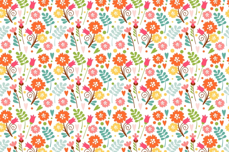 multicolored, multi colored, digital, red, backgrounds, indoors, food and drink, green color, yellow, full frame, flowers, repetition, pattern, studio shot