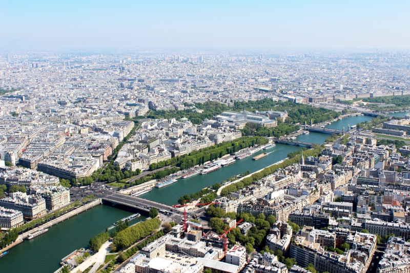 water, aerial, transportation, daytime, urban Scene, building, building Exterior, buildings, paris - France, europe, nature, structural, photography, travel destinations