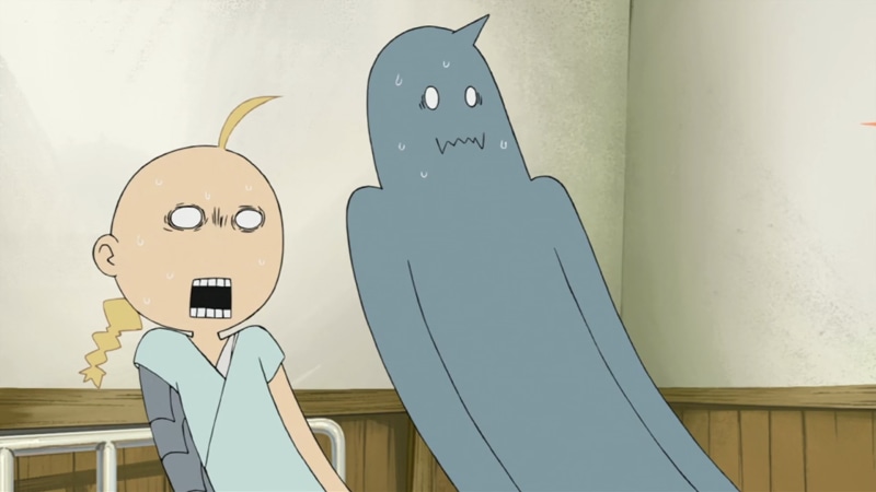 blue, 1080P, connection, built structure, emotion, no people, human representation, wireless technology, outdoors, Fullmetal Alchemist: Brotherhood, wall - building feature