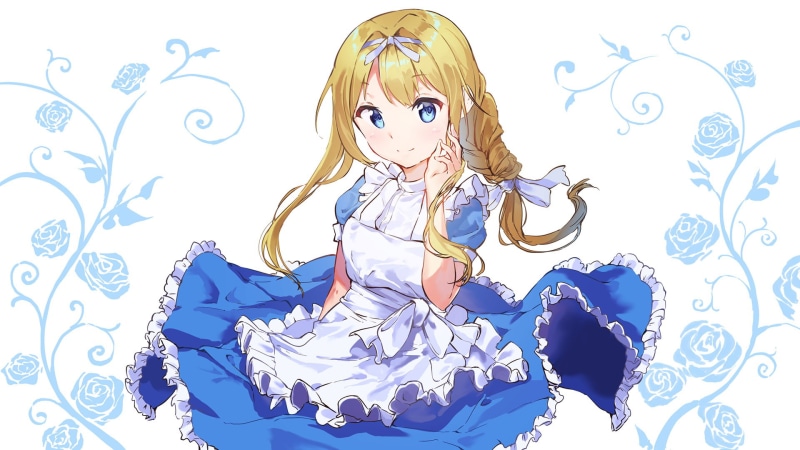 Long Hair, Girl, Blue Eyes, Alice Zuberg, 1080P, Braid, Sword Art Online: Alicization, Sword Art Online, Blonde