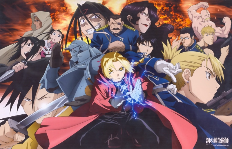 2K, anime, Wrath, Riza Hawkeye, Elric Alphonse, Envy, Roy Mustang, Elric Edward, Full Metal Alchemist, Lust