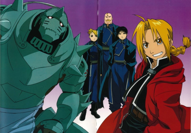 Elric Edward, Full Metal Alchemist, 1080P, anime, Riza Hawkeye, Roy Mustang, Elric Alphonse