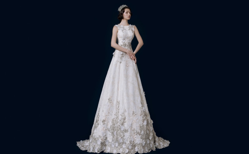 Princess, weddingdresses, indoors, young adult, black background, Wedding, embroidered, 5K, Royal, Love, beautiful woman, beauty, adult, Girls, portrait