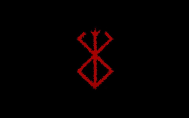 nature, black background, backgrounds, artwork, dark, sign, copy space, 720P, Kentaro Miura, Berserk, black, studio shot, indoors, simple background, no people