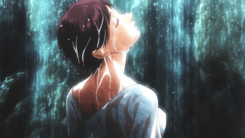 men, real people, Berserk, one person, waist up, 1080P, adult, women, Casca, rear view, water, lifestyles, standing, young men, leisure activity, portrait