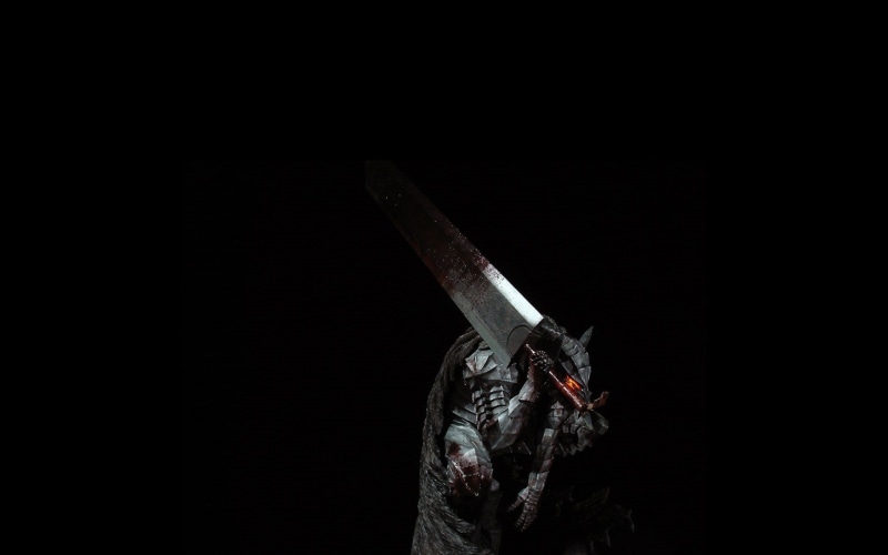 Kentaro Miura, minimalism, Berserk, Guts, 720P, anime