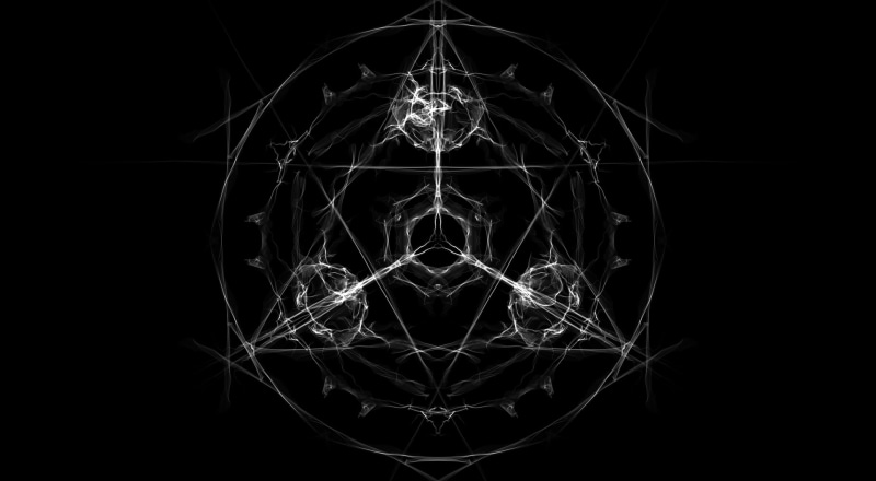Transmutation Circle, 1080P, black background, minimalism