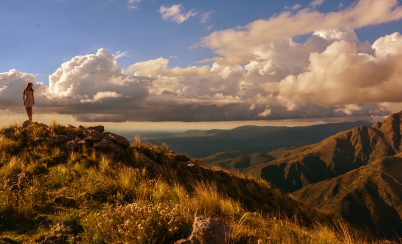 sky, las, rock - Object, mountain Peak, scenics, ARGENTINA, MIRADA, CORDOBA, EN, belleza, LAS MONTAÑAS, cloud - Sky, untitled, monta, sunset, mountain