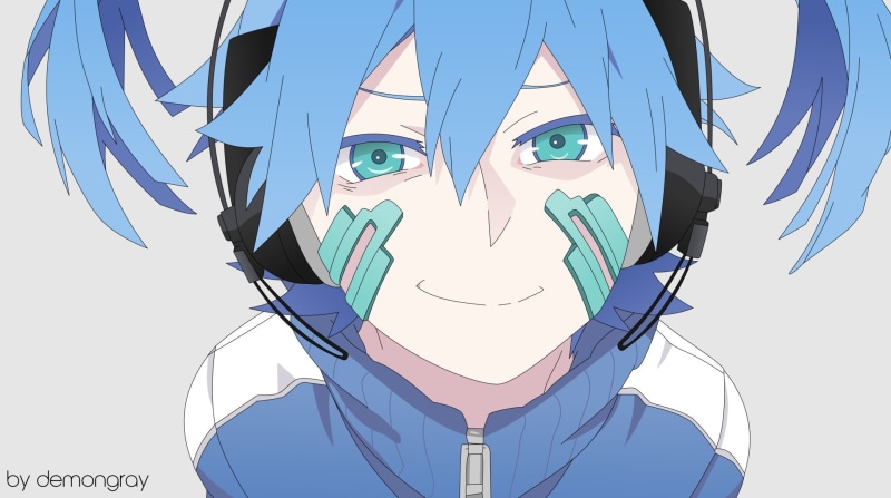 portrait, people, representation, human face, Anime, emotion, Takane Enomoto, Ene (Kagerou Project), 1080P, young adult, adult, headshot, men, front view