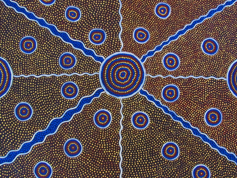 gray, repetition, directly below, ceiling, painting, aboriginal painting, eye, tile, tiled floor, indoors, floral pattern, design, 2K, flooring, background