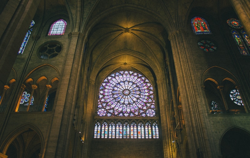 architecture and art, art, building, church, cathedral, built structure, design, no people, low angle shot, stained glass, ornate, religious, 4K, arched