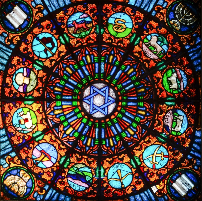 faith, shape, church window, belief, no people, 2K, directly below, backgrounds, multi colored, judaism, decor, glass, art and craft, religion, brown