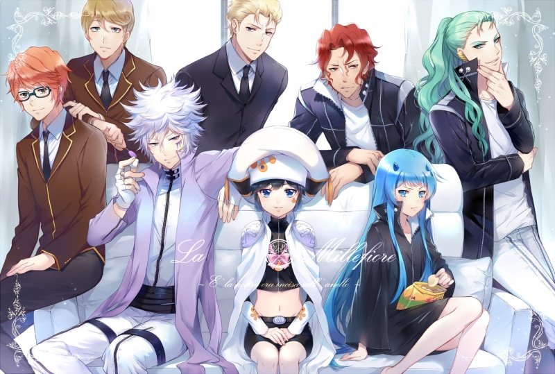 adult, people, females, teenager, creativity, gamma, group of people, 1080P, zakuro, art and craft, men, human representation, male likeness, katekyo hitman reborn
