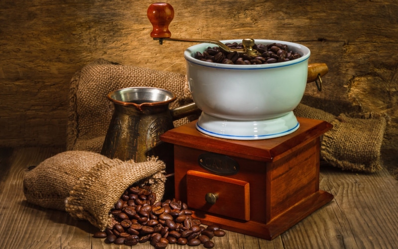 bean, seed, retro Styled, wood - Material, grain, freshness, ingredient, food, close-up, spice, indoors, roasted, roasted coffee bean, 2K, no people, brown