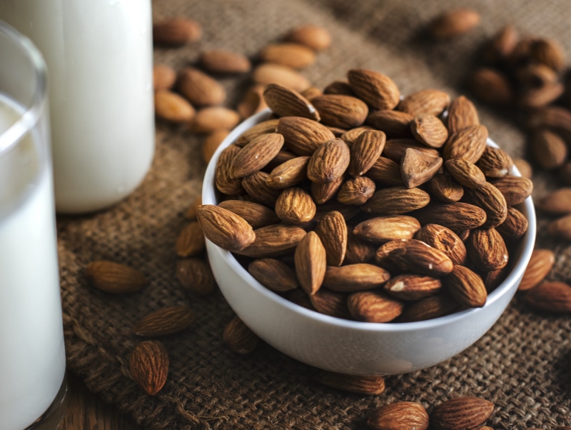 close-up, nutrition, protein, no people, freshness, food and drink, closeup, food, bowl, still life, brown, table, almond, organic, food photography, gourmet