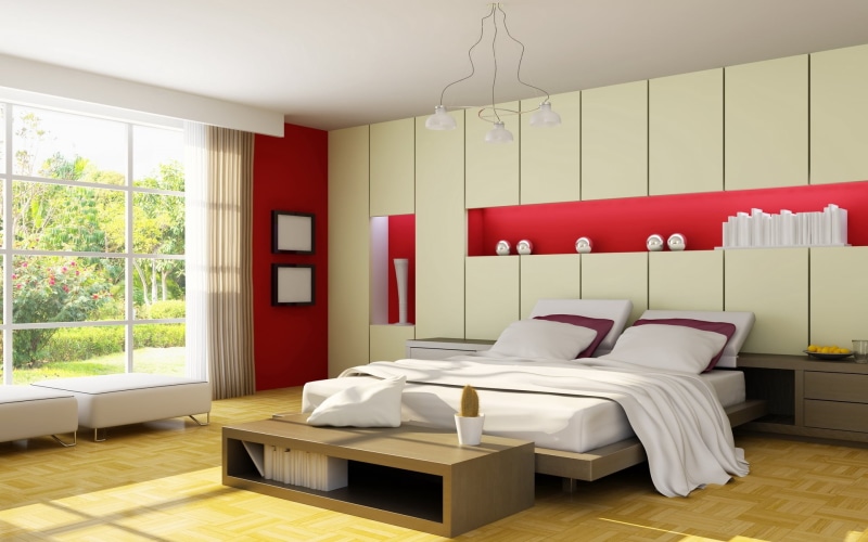 modern, yellow, table, window, pillows, house, white, apartment, mattress, sleeping, three dimensional, domestic Room, flooring, home, style, cactus, blanket