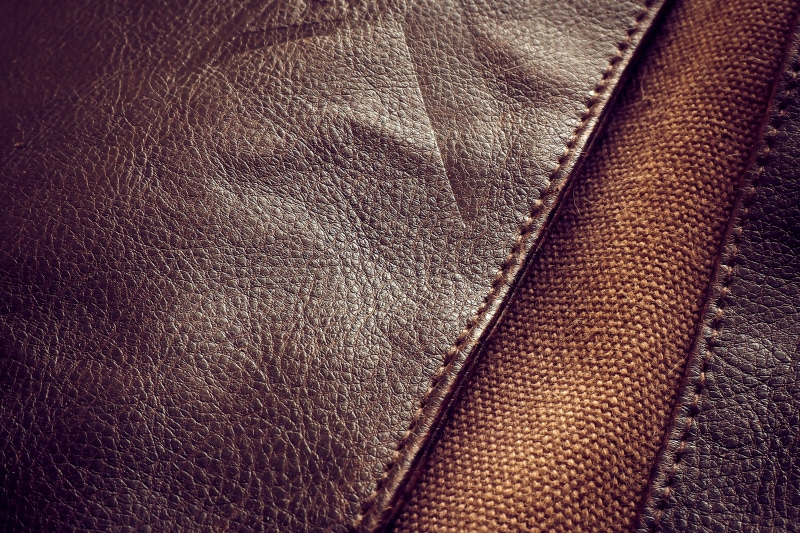 canvas, brown, pattern, cowhide leather, black color, denim, tissue, indoors, no people, textile, handarbeiten, natural material, high angle view, jeans