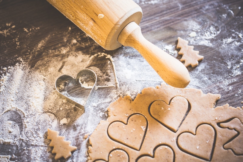 pastry Cutter, freshness, love lovely, domestic Kitchen, table, homemade, Sweets, flour, cultures, foodie, baked, shape, dessert, hungry, wood - Material