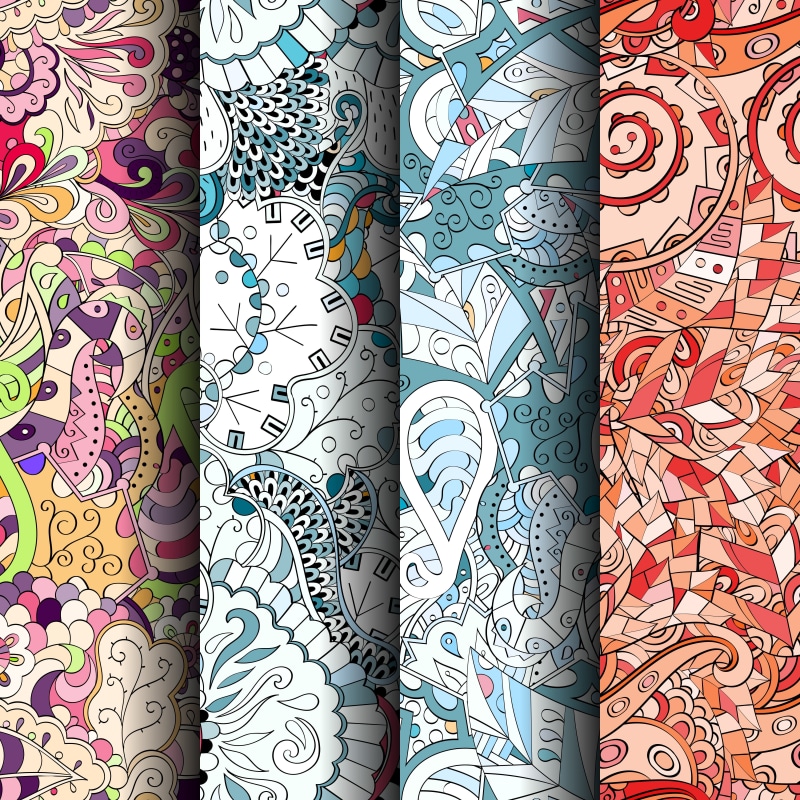 ornate, indoors, close-up, full frame, art and craft, 4K, colorful, stack, pattern, multi colored, rolled up, design, texture, arrangement, repetition