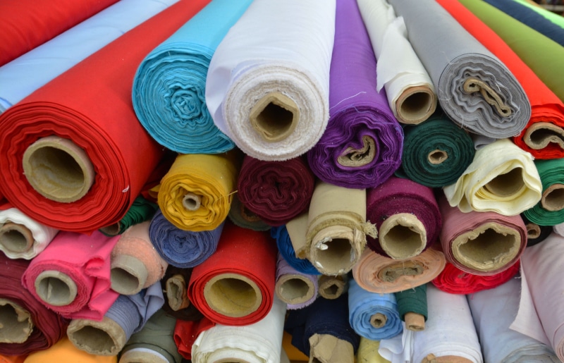 tailoring, arrangement, workshop, dress, industry, tape, designer, factory, for sale, assorted, rolled up, abundance, batch, design, multi colored, stack