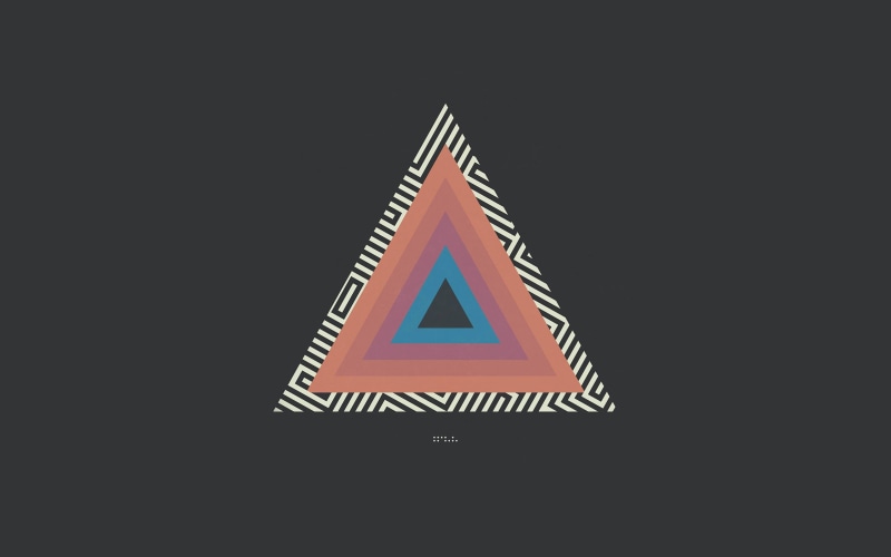 triangle, tycho, abstract, western script, triangle shape, single object, no people, illustration, indoors, black color, copy space, arrow symbol, business