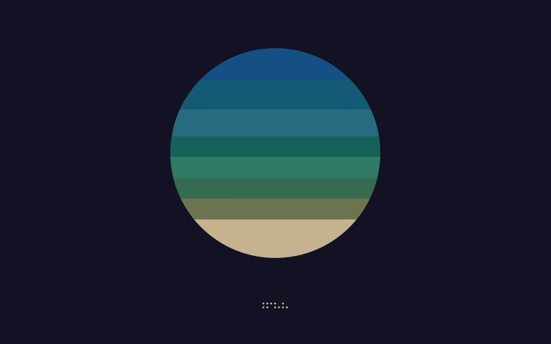 music, cover, blue, minimal, art, 4K, illust, tycho