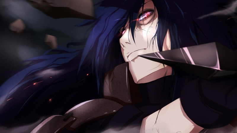 Rinnegan (Naruto), 1080P, Naruto, Long Hair, Blue Hair, Ninja, Uchiha Clan, Madara Uchiha, Anime, Man