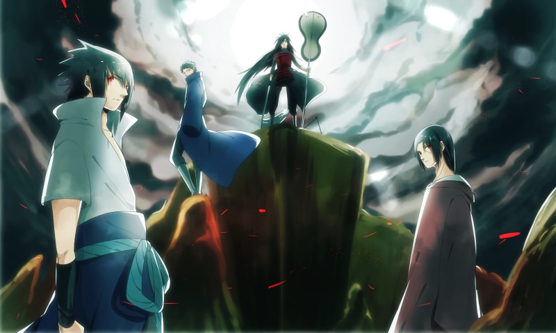 Download naruto, 2K, Madara, itachi, uchiha clan, naruto, Obito, sasuke backgrounds