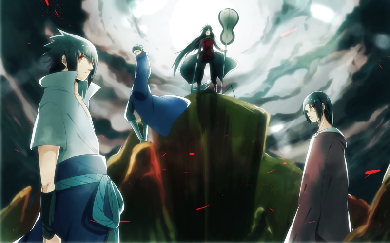 Itachi Uchiha, Obito Uchiha, Madara Uchiha, Naruto, Sasuke Uchiha, Uchiha Clan, 1080P
