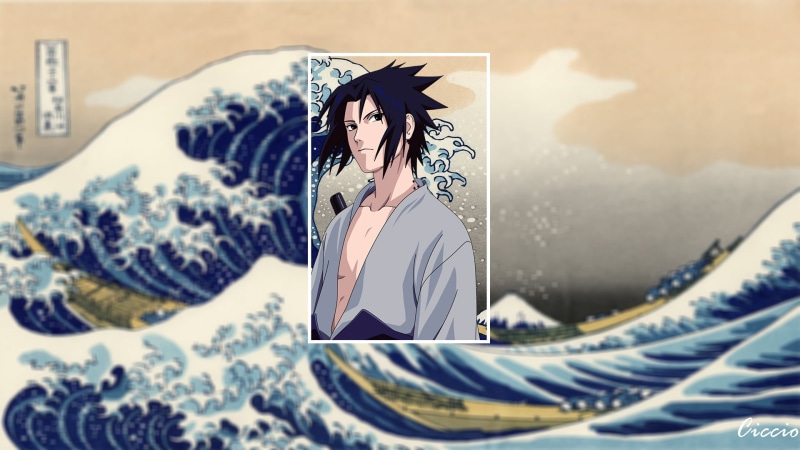 Uchiha Sasuke, Naruto (anime), anime, Uchiha clan, 1080P, Male, picture-in-picture