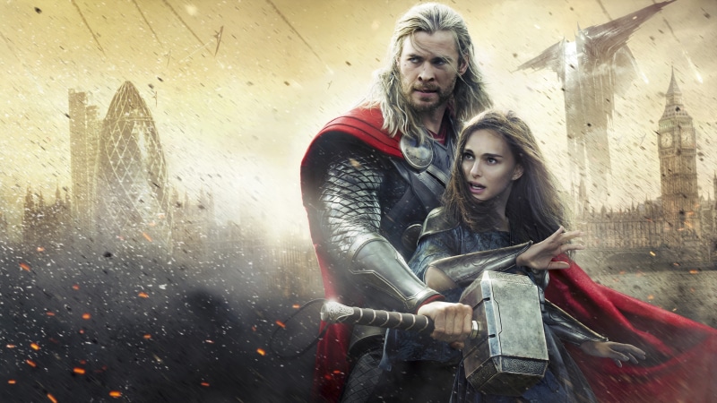 Walt, Girl, Natalie Portman, Action, Buildings, 8K, Men, God, Adventure, Pictures, Disney, Cloud, Sci-Fi, Entertainment, The, Hammer, Fly, Walt Disney Pictures