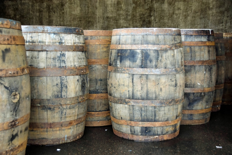 old-fashioned, day, food and drink, lot, winery, winemaking, jar, wine, cylinder, container, ben nevis distillery, wine cask, Scotland, cellar, whiskey barrels