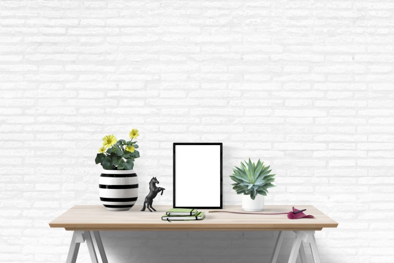 flowering plant, template, white, indoors, table, wireless technology, seat, copy space, plant, potted plant, mockup, poster, interior, houseplant, 3d