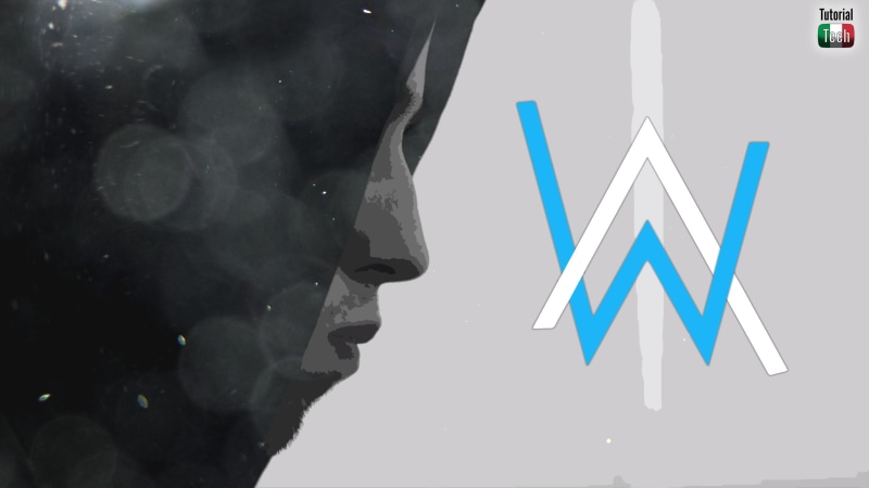 symbol, real people, black, faded, indoors, sky, day, one person, sign, white, digital art, blue, nature, architecture, Alan Walker, copy space, YouTube