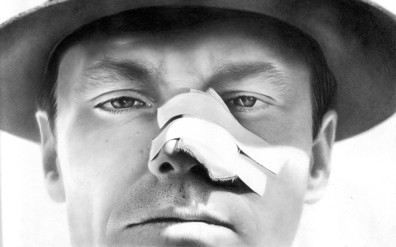 Jack Nicholson, 720P, movies, monochrome, Chinatown