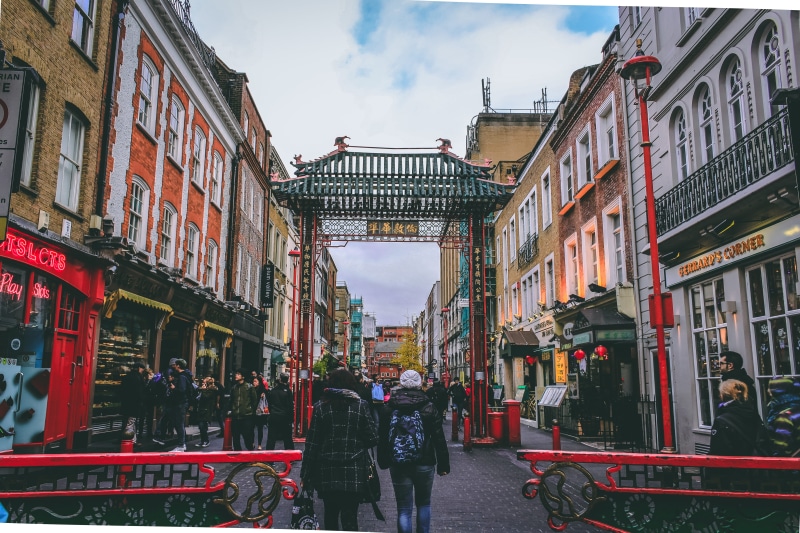 transportation, london, leisure activity, outdoors, 5K, grey, group of people, chinatown, nature, soho, sky, day, women, lifestyles, city, city life, people