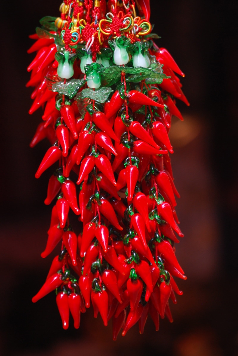 freshness, Chinatown, Chillies, Singapore, plant, nature, holiday, food and drink, chinese new year, china, still life, celebration, red, chili pepper