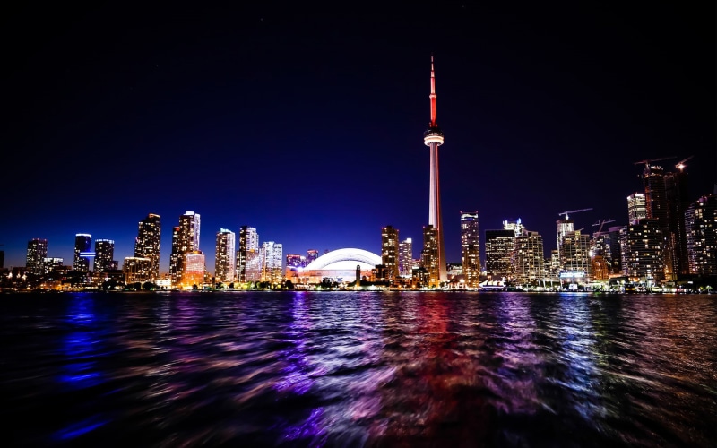 nightscape, city, Toronto Nightscape, toronto, hd, 1080P