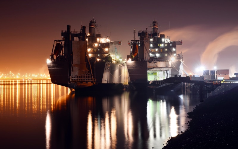 vehicle, shipping, nature, mode of transportation, industrial ship, industry, 2K, ship, freight transportation, nautical vessel, container ship, transport