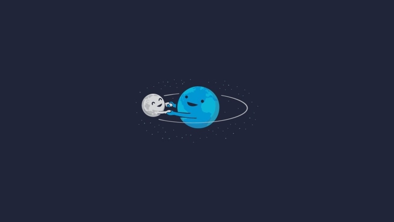 blue, space, studio shot, digital, toy, copy space, cut out, Moon, minimalism, doll, still life, 1080P, Earth, artwork, representation, single object