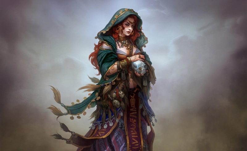 1080P, girl, gypsy, witch