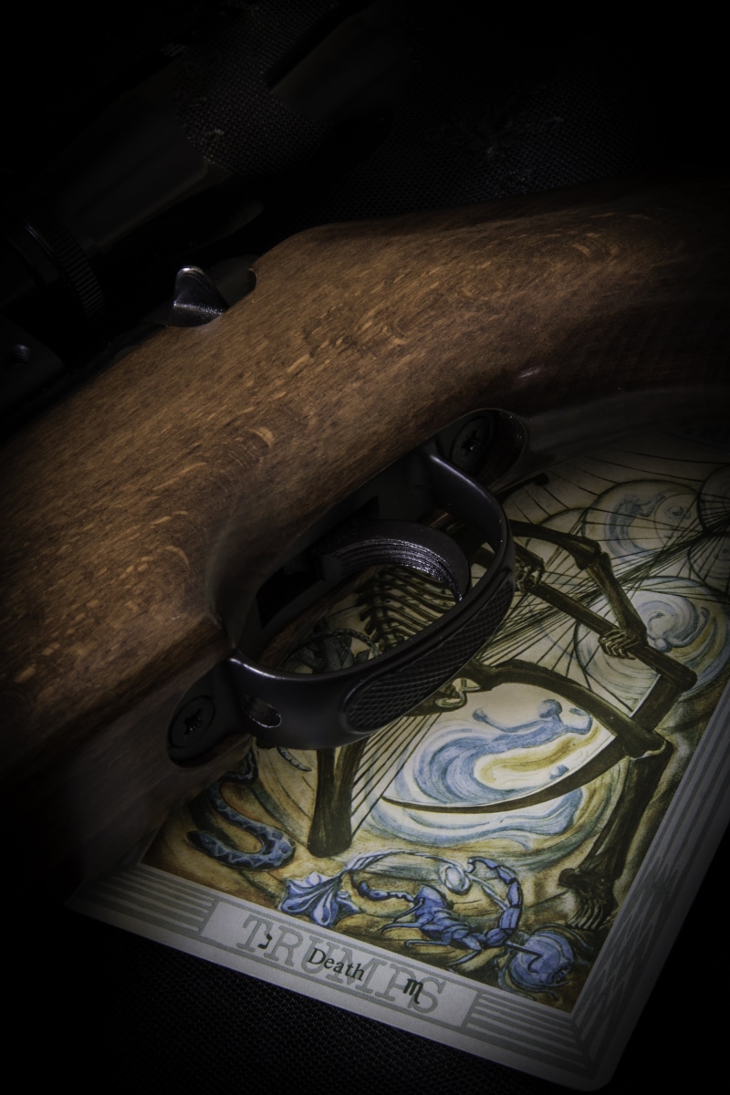 gun, close-up, prediction, retro styled, fortune, watch, table, metal, high angle view, indoors, tarot, day, no people, communication, container, gypsy