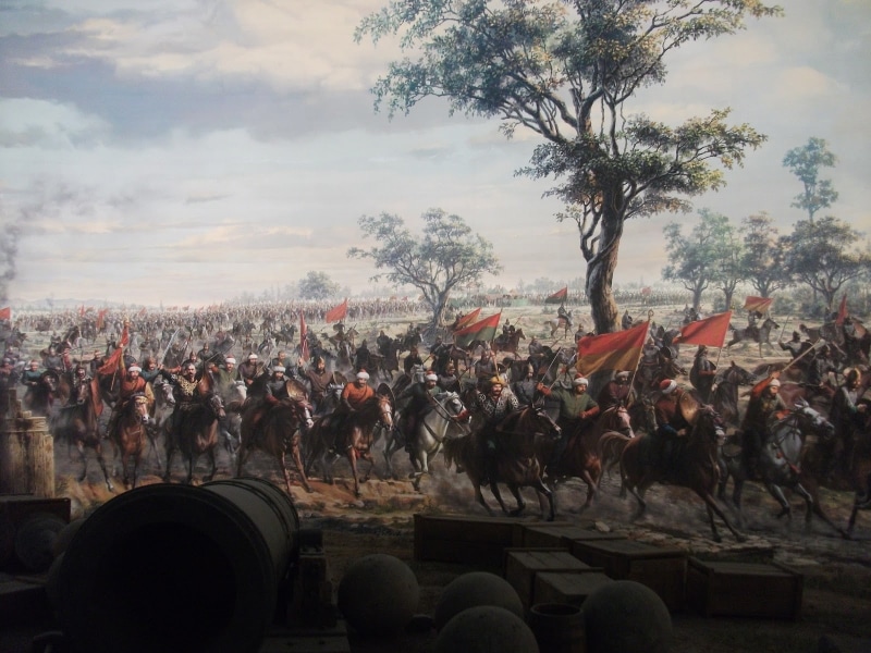 war, classic art, painting, Janissaries, Ottoman Empire, artwork, military, 720P