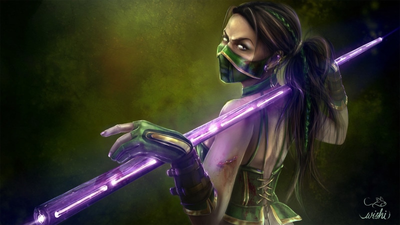 art, mortal kombat, young Adult, three quarter length, lifestyles, hairstyle, imagination, beauty, music, one Person, adult, fantasy, arts culture and entertainment