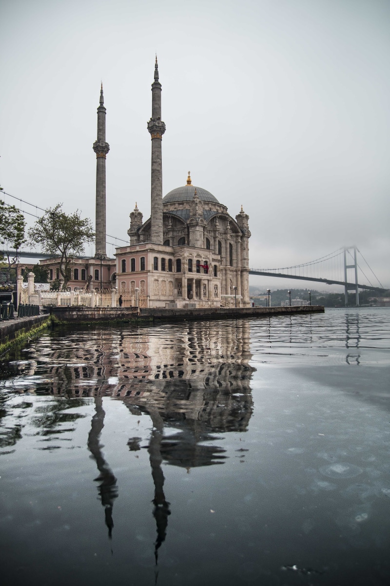 ottoman, bosphorus, religion, built structure, stone, ortakoy, date, cami, waterfront, building, travel destinations, istanbul, minaret, sky, tourism, history