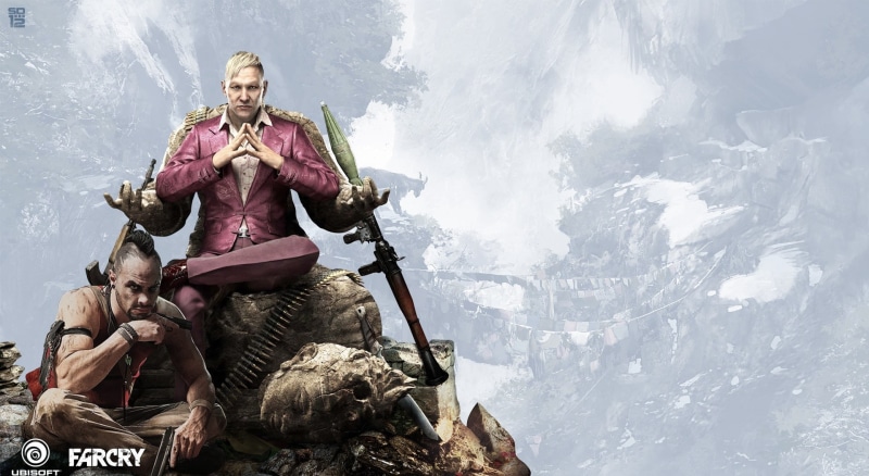 vaas, Games, sky, saider, spirituality, ubisoft, min, male likeness, angel, poster, pagan, playstation, snow, outdoors, mountain, cold temperature, religion