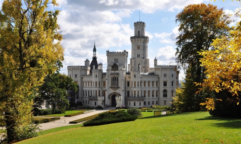 Bohemia, 1080P, Castles, Castle, Hluboká Castle, Czech Republic, Ceske Budejovice