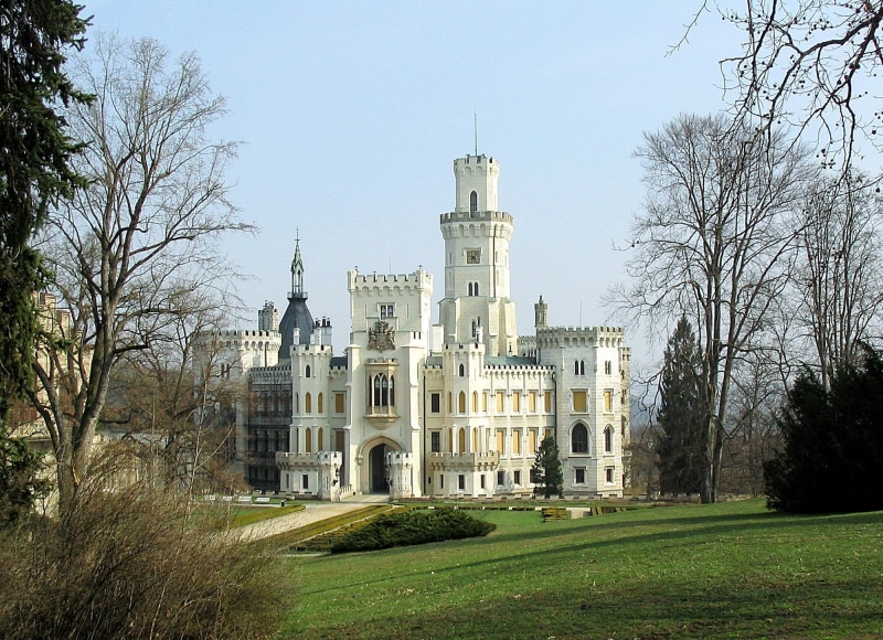grass, castle, travel destinations, Castle, day, south bohemia, religion, Architecture, building, the past, historically, history, built structure, travel